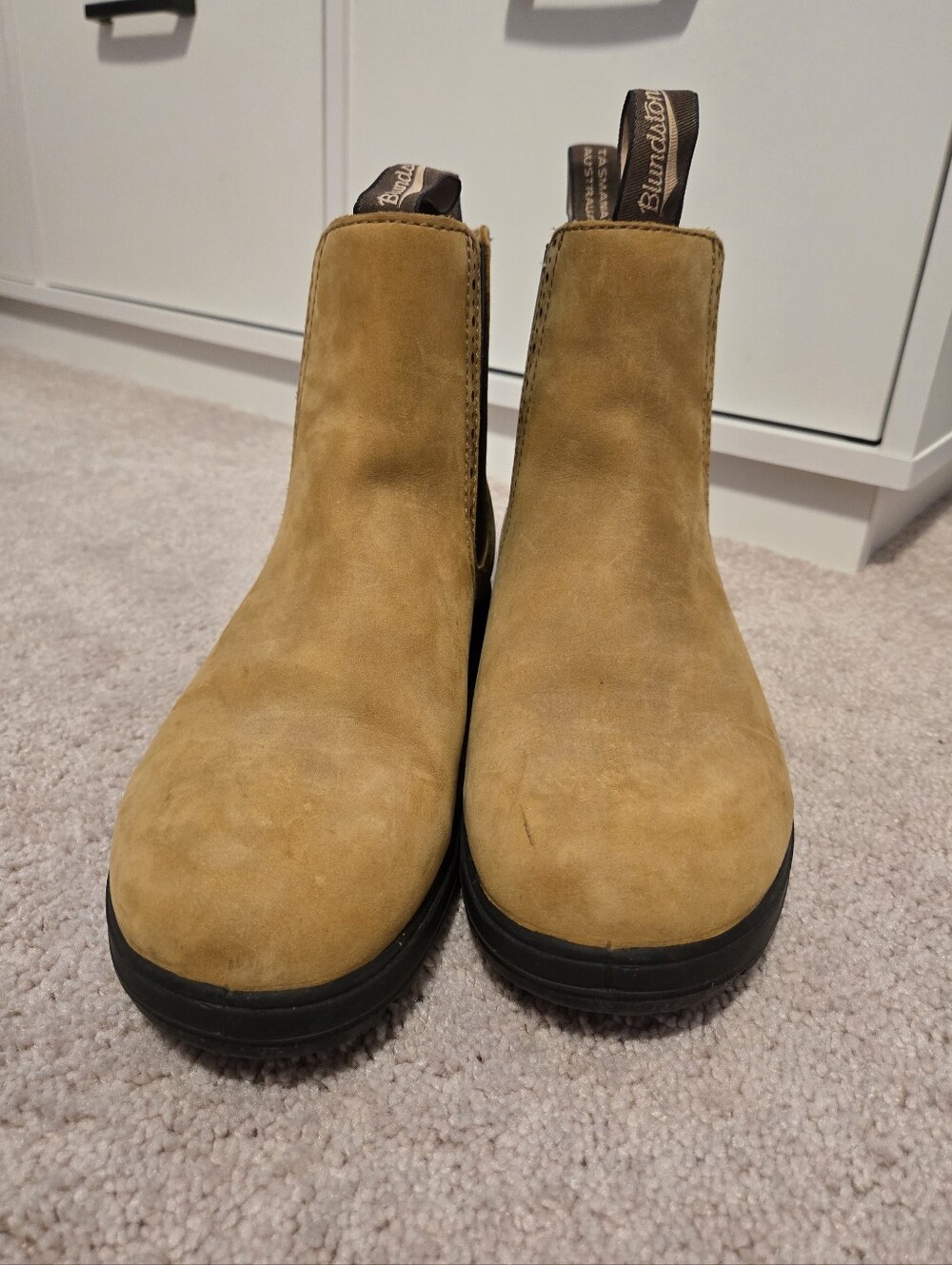 Blundstone Yellow Tan Chelsea Ankle Boots - Picture 4 of 9